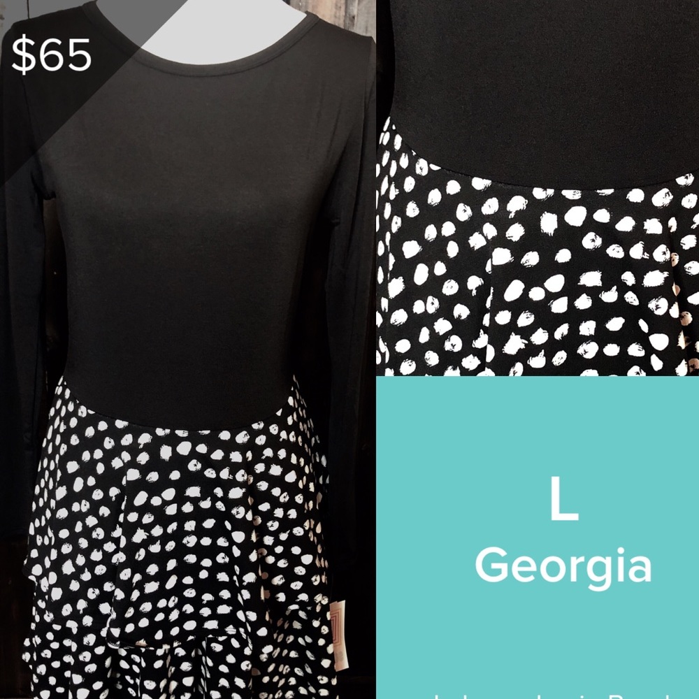LuLaRoe Georgia Polka Dots 🦄🦄🦄 Large